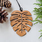 Monstera Leaf Christmas Ornament - Houseplant Gift for Plant Lovers.