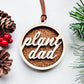 Wood Monstera Leaf Plant Dad Houseplant Ornament Holiday Gift for Plant Lovers.